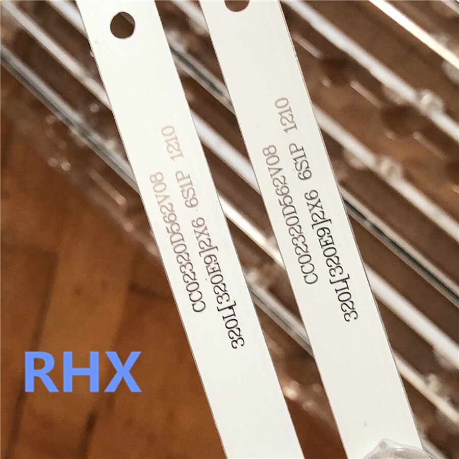 4 teile/los für led-hintergrundbeleuchtung  cc02320 d 562 v 04 für 32 zoll streifen le -8822a sj.hl .d3200601-2835bs-f 6v 6 lampe 56cm