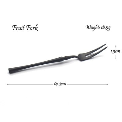 Couverts élégants en acier inoxydable brossé | 304 en acier inoxydable, couteau de table rétro noir, fourchette cuillère ustensiles de table, cuillère à thé: K