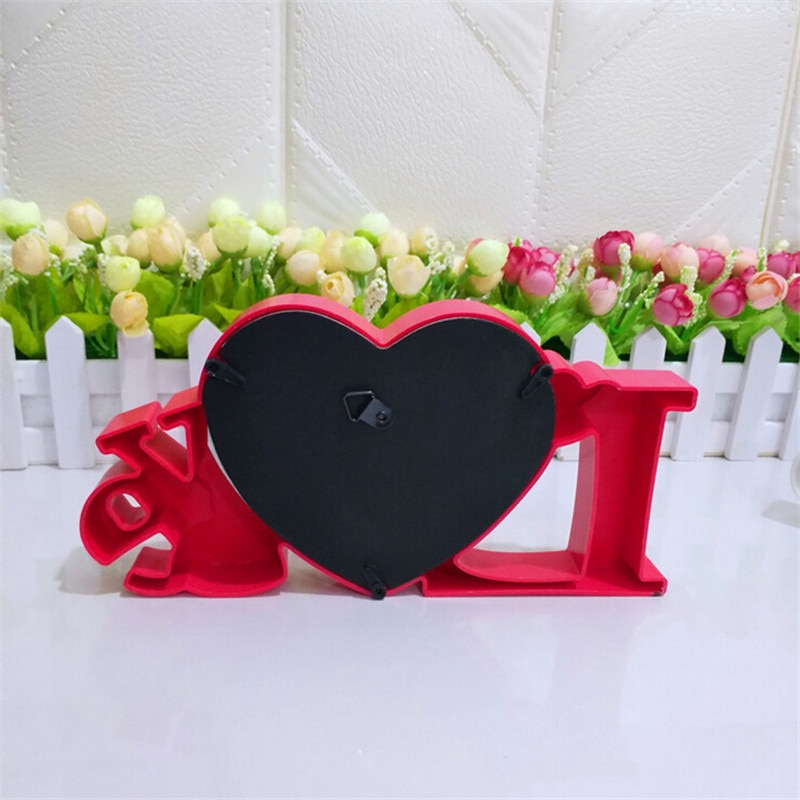 Creatieve Liefde Plastic Combinatie Fotolijst Fotostudio Bruiloft Festival Foto Art Decoratie Fotolijst Props
