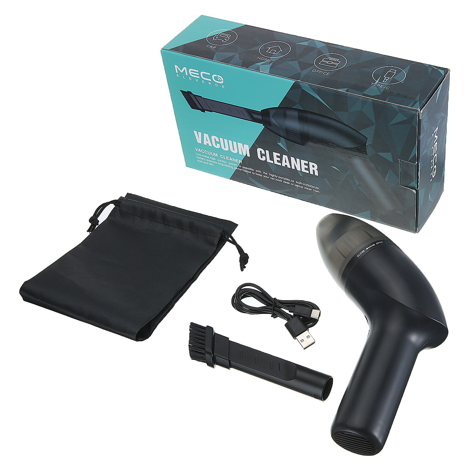 Meco Mini Stofzuiger Toetsenbord Oplaadbare 65W 4000Pa Draadloze Handheld Bureau Reinigingsmachine Voor Auto Sofa Huisdier Computer pc