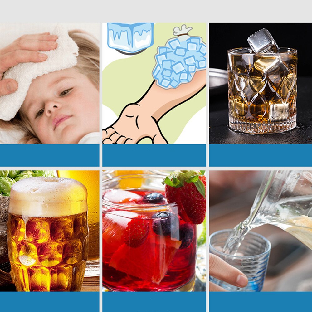 Edelstahl Eiswürfel Wein und Whiskey Kühler Lebensmittel Klasse Eis Eimer bestehen SGS Sicher und