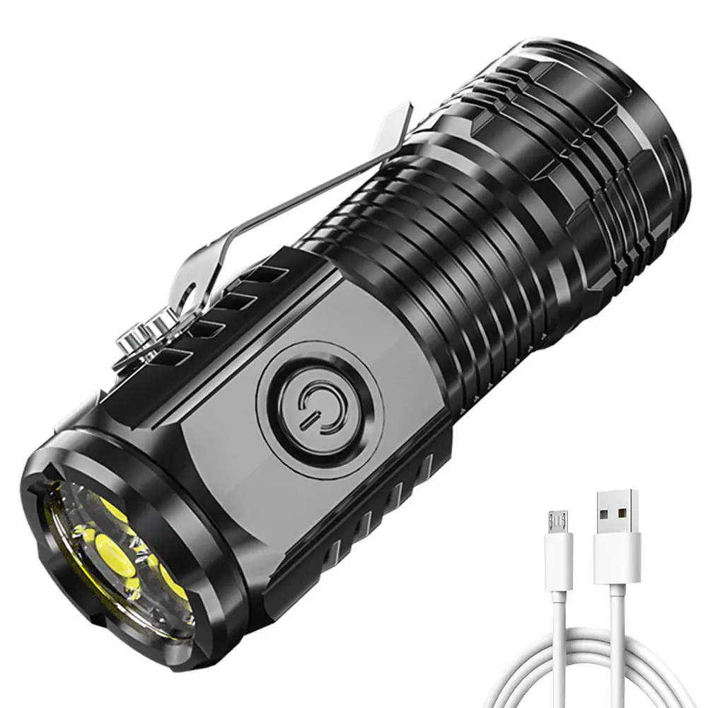 3led Super Heldere Zaklamp 300lm Auto Reparatie Werklampen Anti-Slip Garage Mechanic Lamp Usb Opladen Voor Outdoor Camping Gebruik