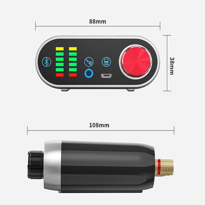 Bluetooth 5.0 Digitale Versterker Klasse D Hifi Versterker 50W + 50W Ondersteuning Bluetooth Bedrade Usb Ingang