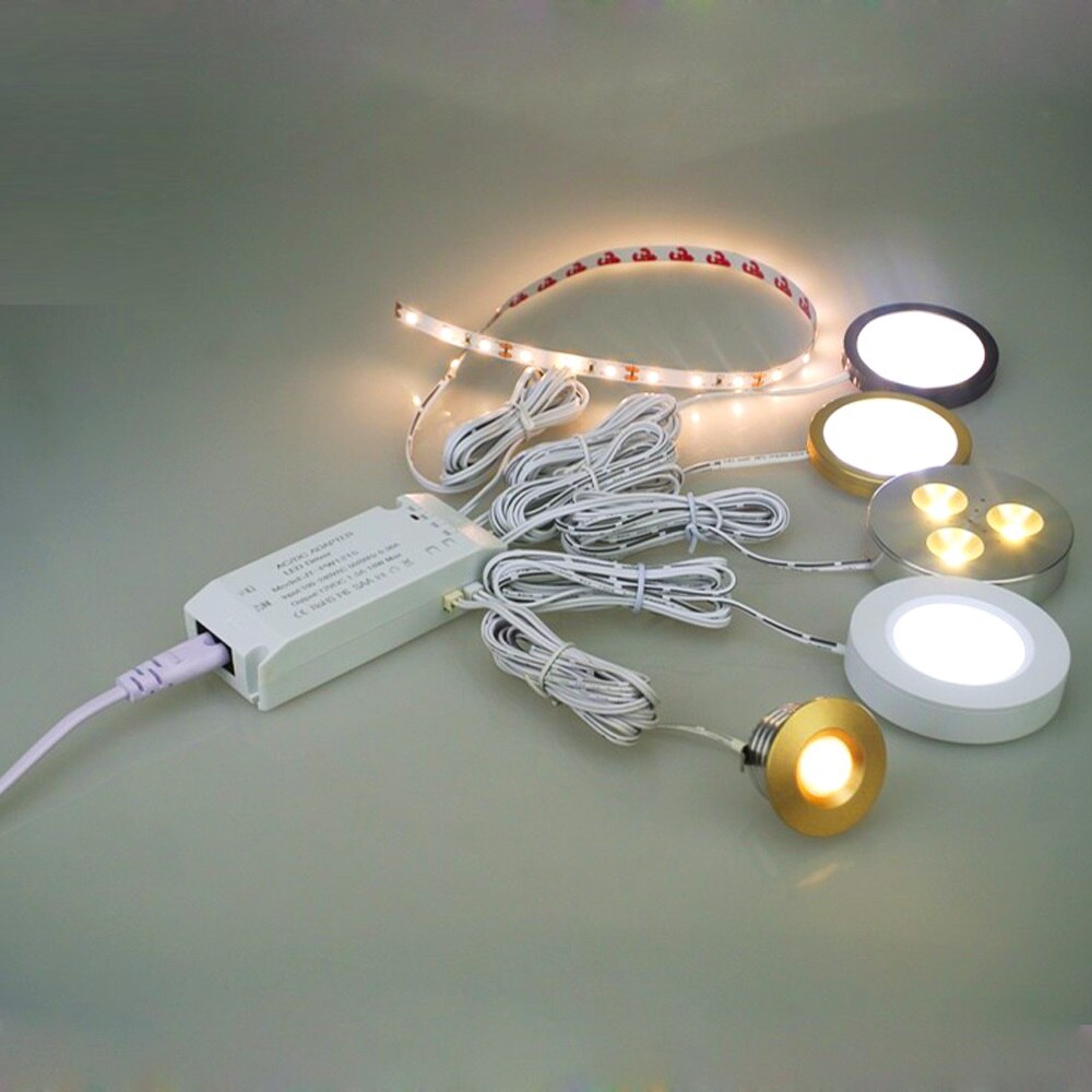 DC12V Lighting Transformers 1.5A 18W 100-240V LED Driver For Kitchen Under Cabinet Light Strip Lamp Switching Power Supply Unit