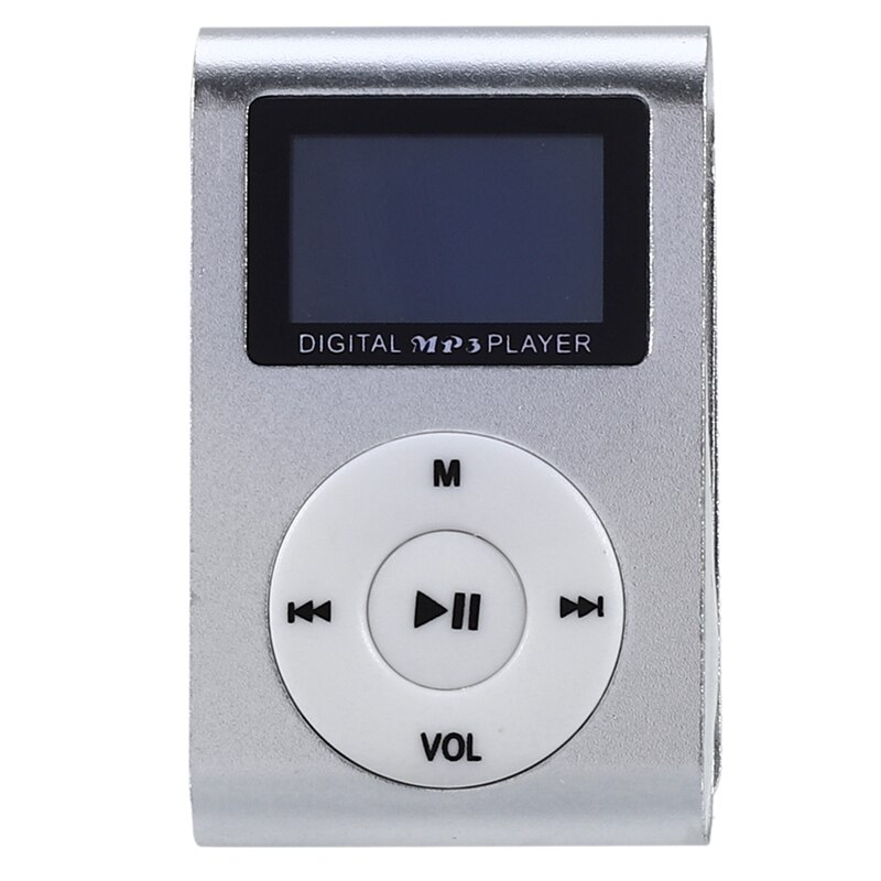 Mini USB Clip MP3 Player Video Sn Support 32GB Micro-SD TF Card: Default Title