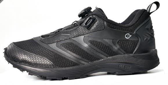 CQB. SWAT Mode Man Schoenen Lente Herfst Mannelijke Outdoor Wandelen Casual Schoenen Rubber Zwart Comfortabele Mannen Politie Schoenen Knop Kant: 39