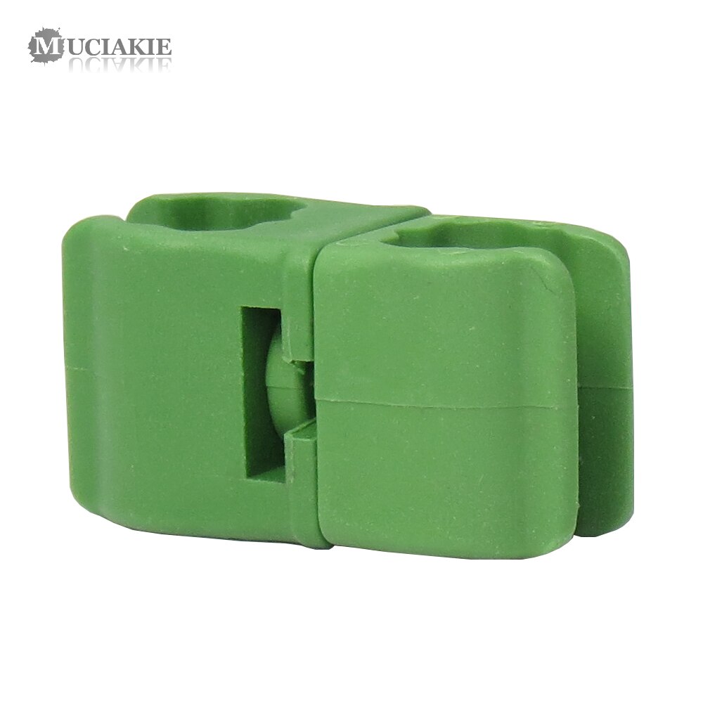 30PCS 8.0MM Groen Plastic Fastener 360 Graden Roterende Vaste Klem voor Tuin Stakes Universele Clips Kas Beugel Pole