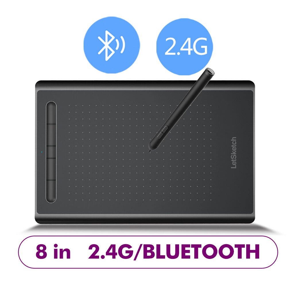 buletooth+2.4G 8 Inches Graphics tablet drawing 81... – Grandado
