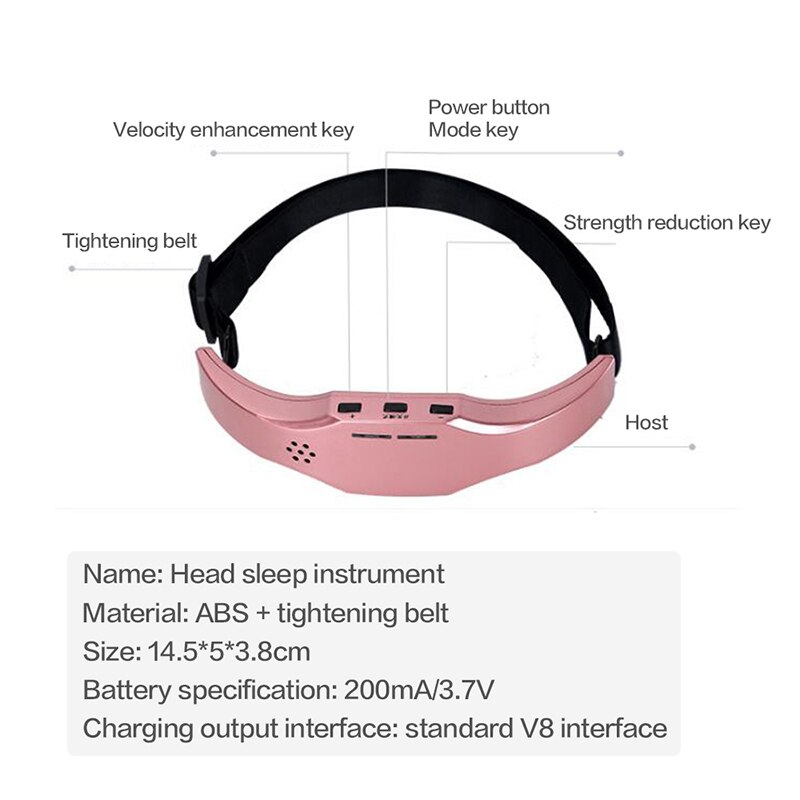 Smart Sleep Head Massager Relief Body Massager Remove Muscle Tension Tiredness Instrument Decompression and Relaxation sleep aid