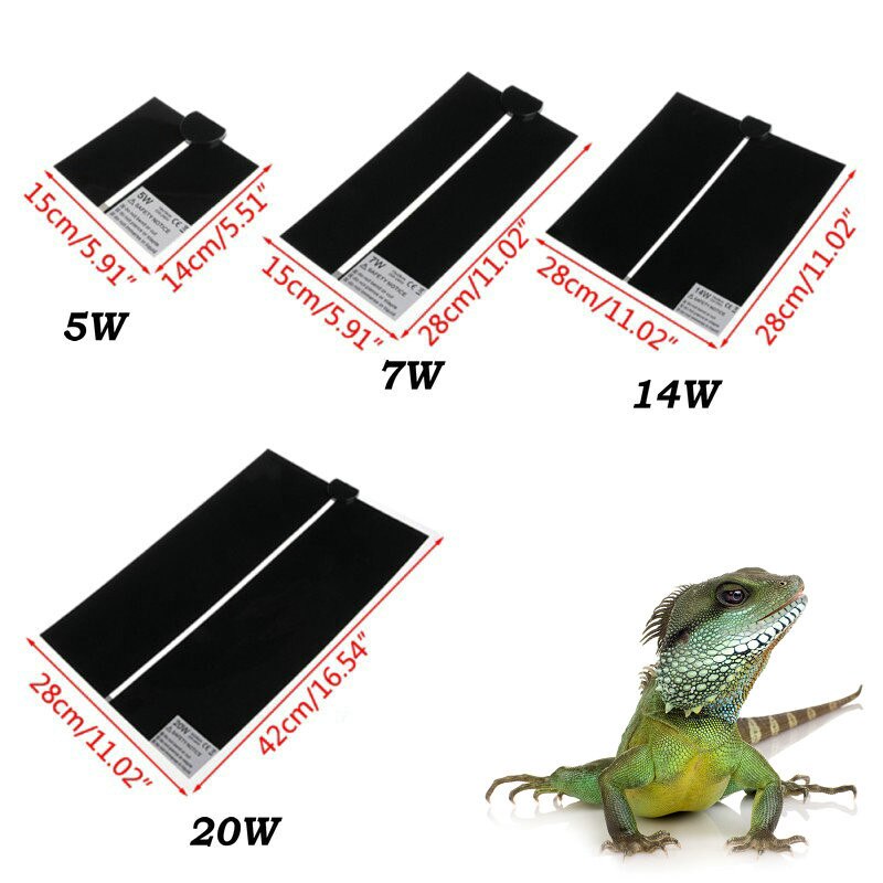 Reptile-tapis chauffant avec contrôleur de Thermostat | Tapis Vivarium chauffant
