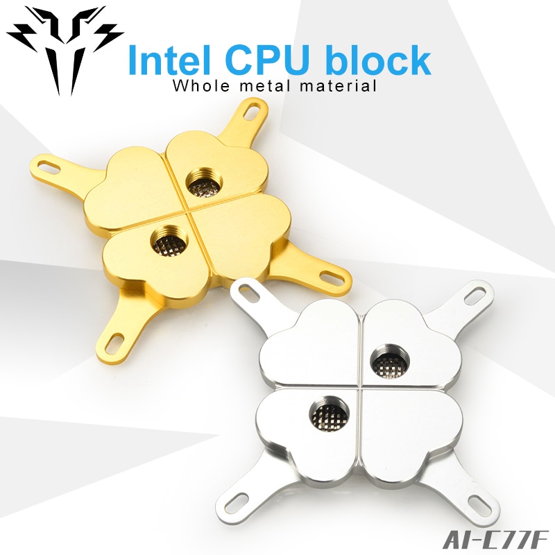 Syscooling whole metal CPU water block for Intel platform CPU socket 115x LGA water cooling intel CPU block