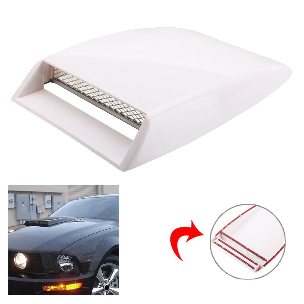 1 Pc Universele Auto Decoratieve Air Flow Intake Hood Scoop Vent Bonnet Cover Kappen Air Flow Intake Air Flow Vent