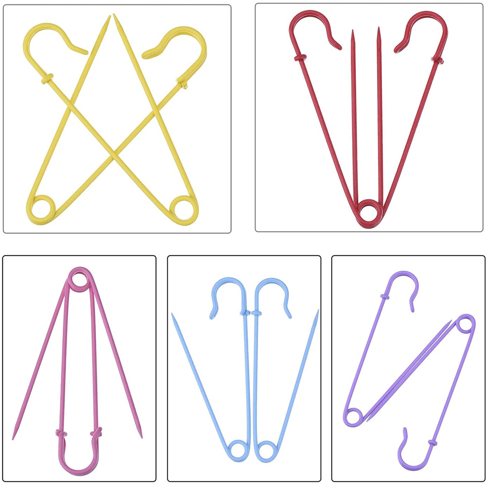 10/30 stk store sikkerhetsnåler 50mm fargerike klesnåler vårlås synåler fester for gjør-det-selv-håndverk strikking av smykker