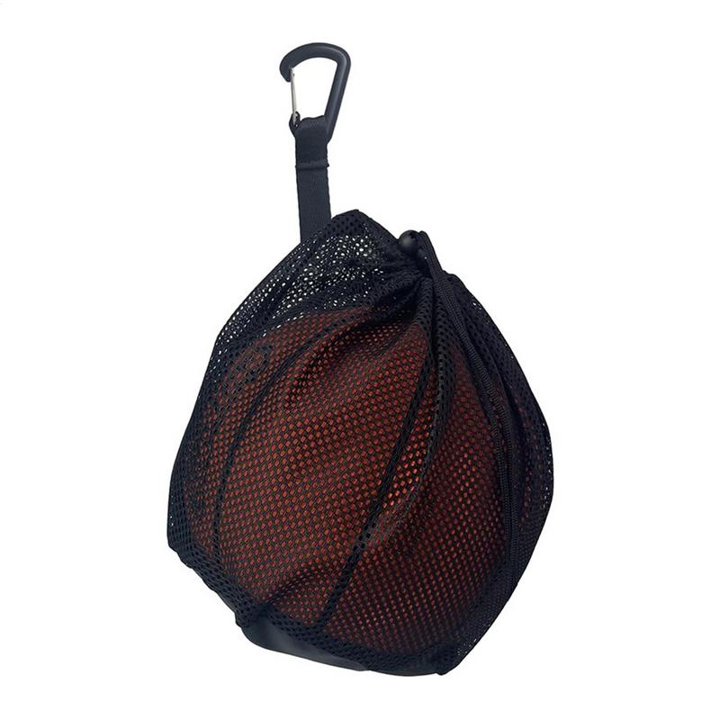 draagbare basketbalrugzak buitensport mesh draagtas voetbal volleybal reizen gym yoga enkele baltas