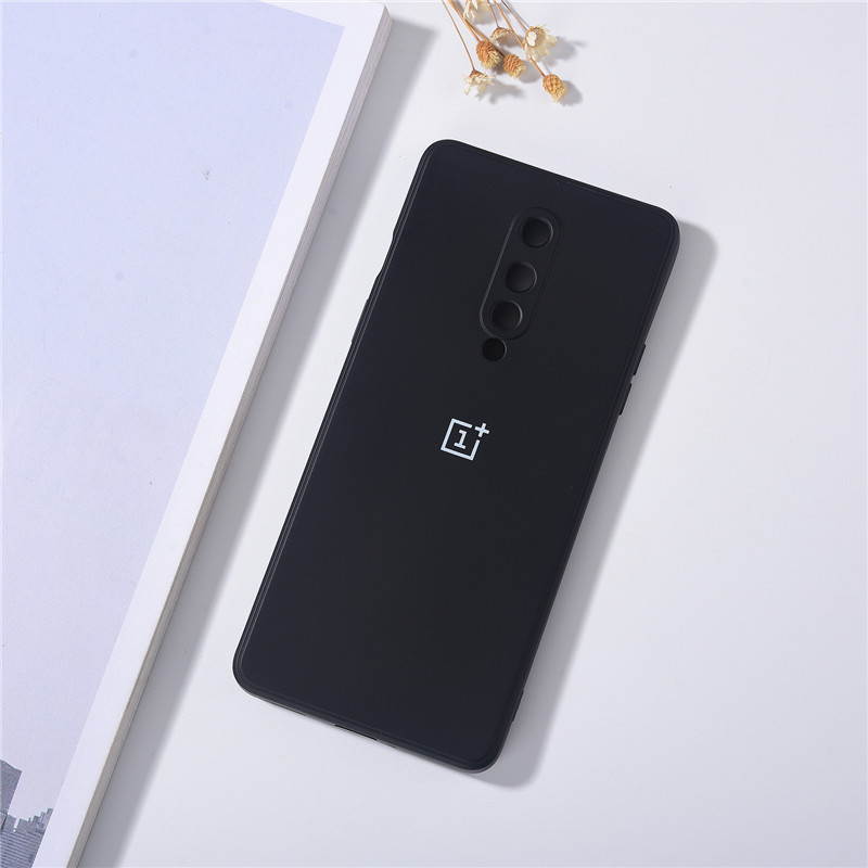Custodia protettiva per cellulare in TPU per Oneplus 1+ 8 8pro 8T 9R 9RT 5T Custodia protettiva posteriore in silicone ultrasottile morbido per uno più 8 pro: legno / nero
