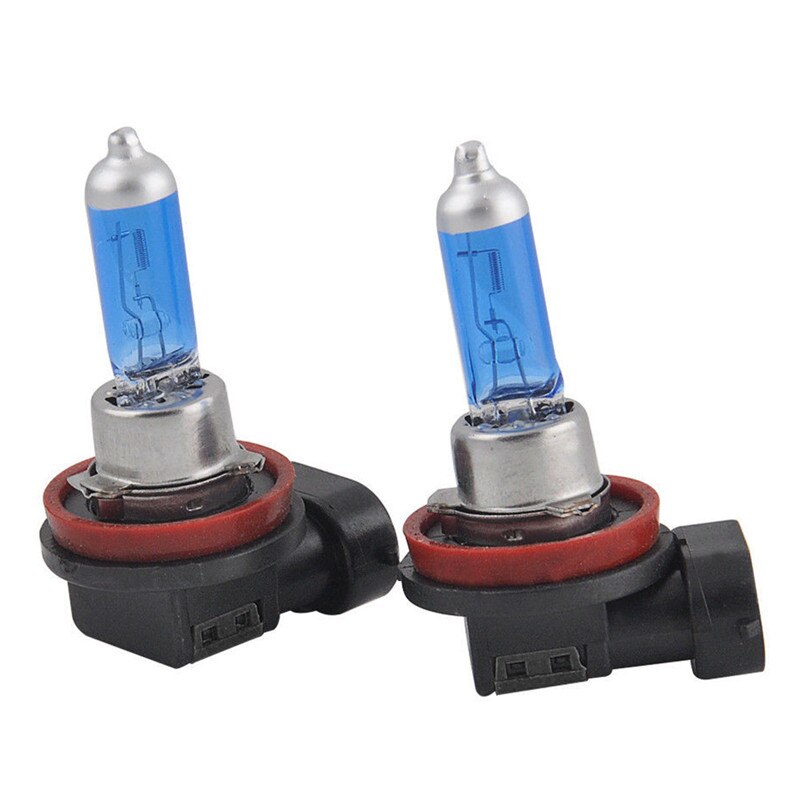2pcs/lot H11 12V 6000K Car Lamp Light Lamp 55W Head Light Bulb White Light Car Styling