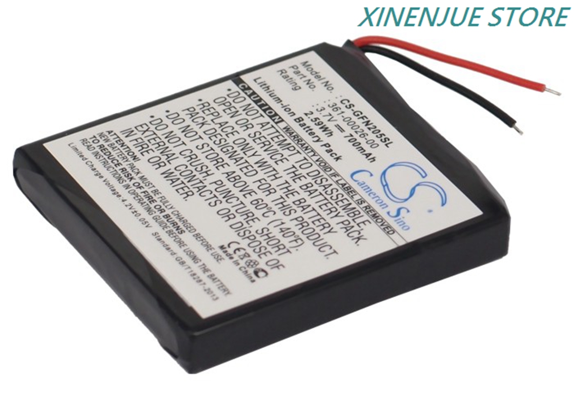 Gps-laufuhrbatterie 3.7v/700 mah 361-00026-00 für garmin forerunner 205, forerunner 305, forerunner 305i