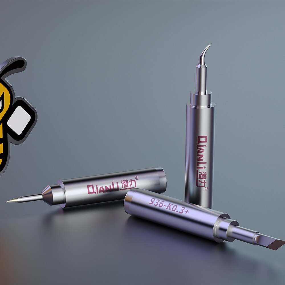 Qianli herramientas BUMBLEBEE 936 puntas de soldador universales 900M-I/J/K puntas de soldadura duraderas sin plomo para retrabajo de soldadura BGA