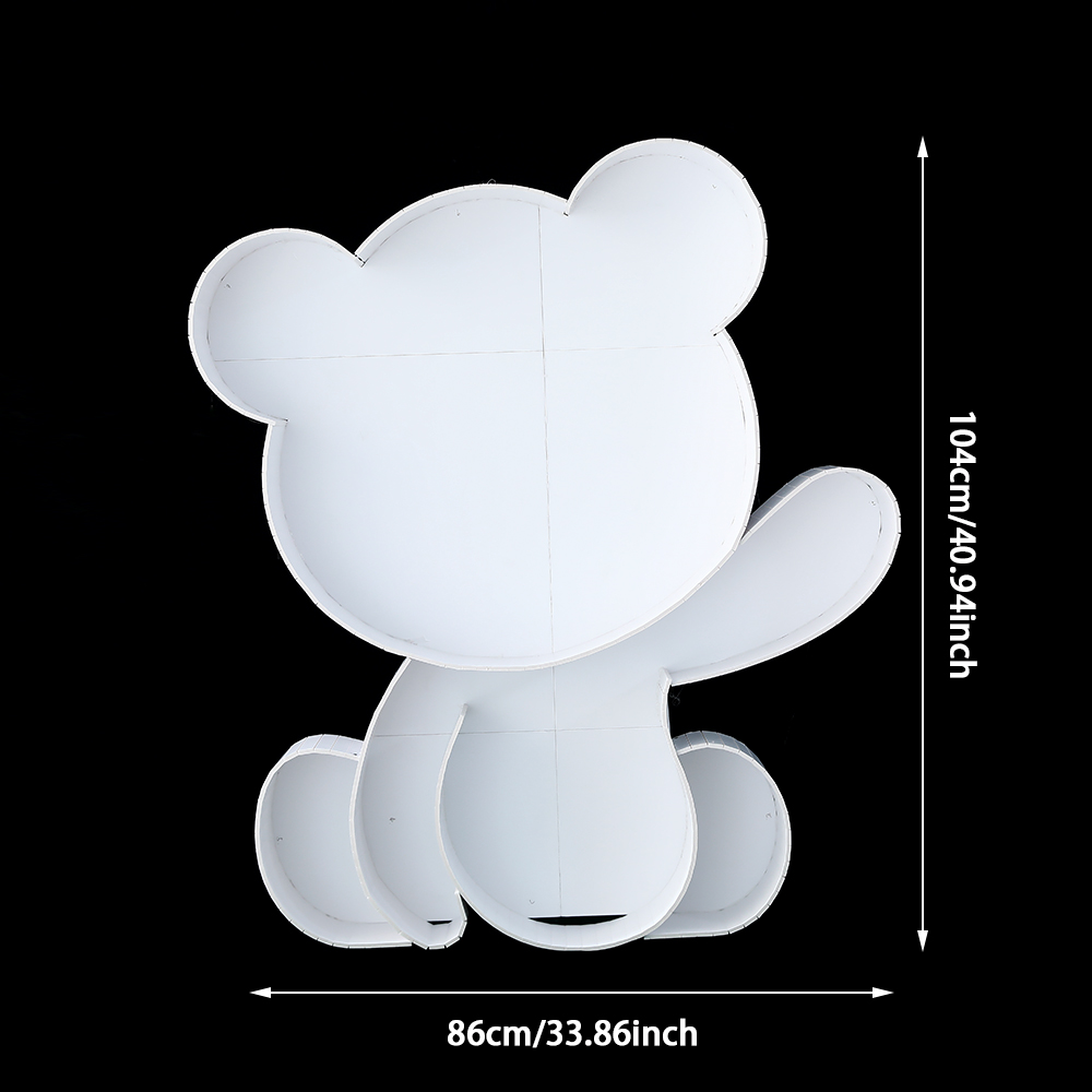 110cm Elephant Shape Mosaic Balloon Frame DIY Mosaic Filling Box Baby Shower Kids Birthday Party Wedding Jungle Safari Backdrop: Deep Sapphire