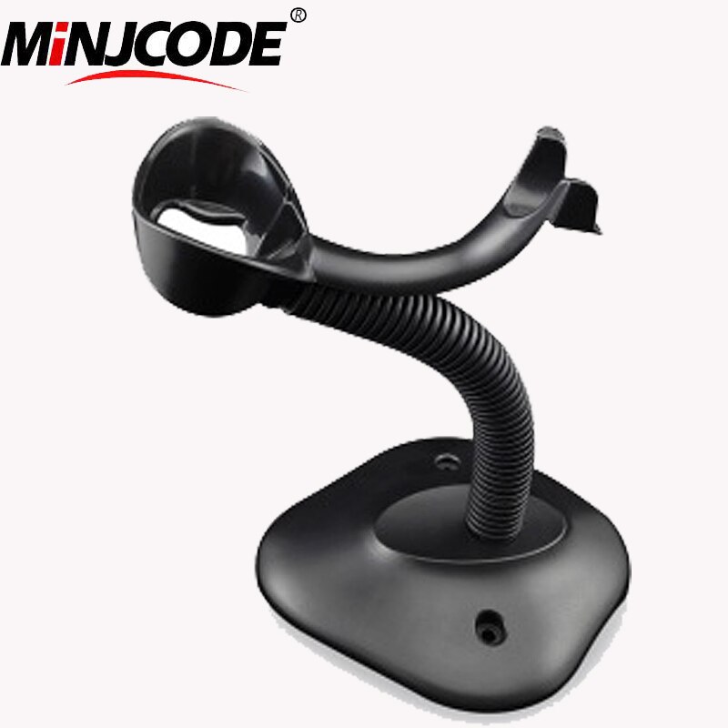 MINJCODEBlack/White-soporte para Escáner de código de barras, adecuado para cabeza de escáner, soporte de soporte