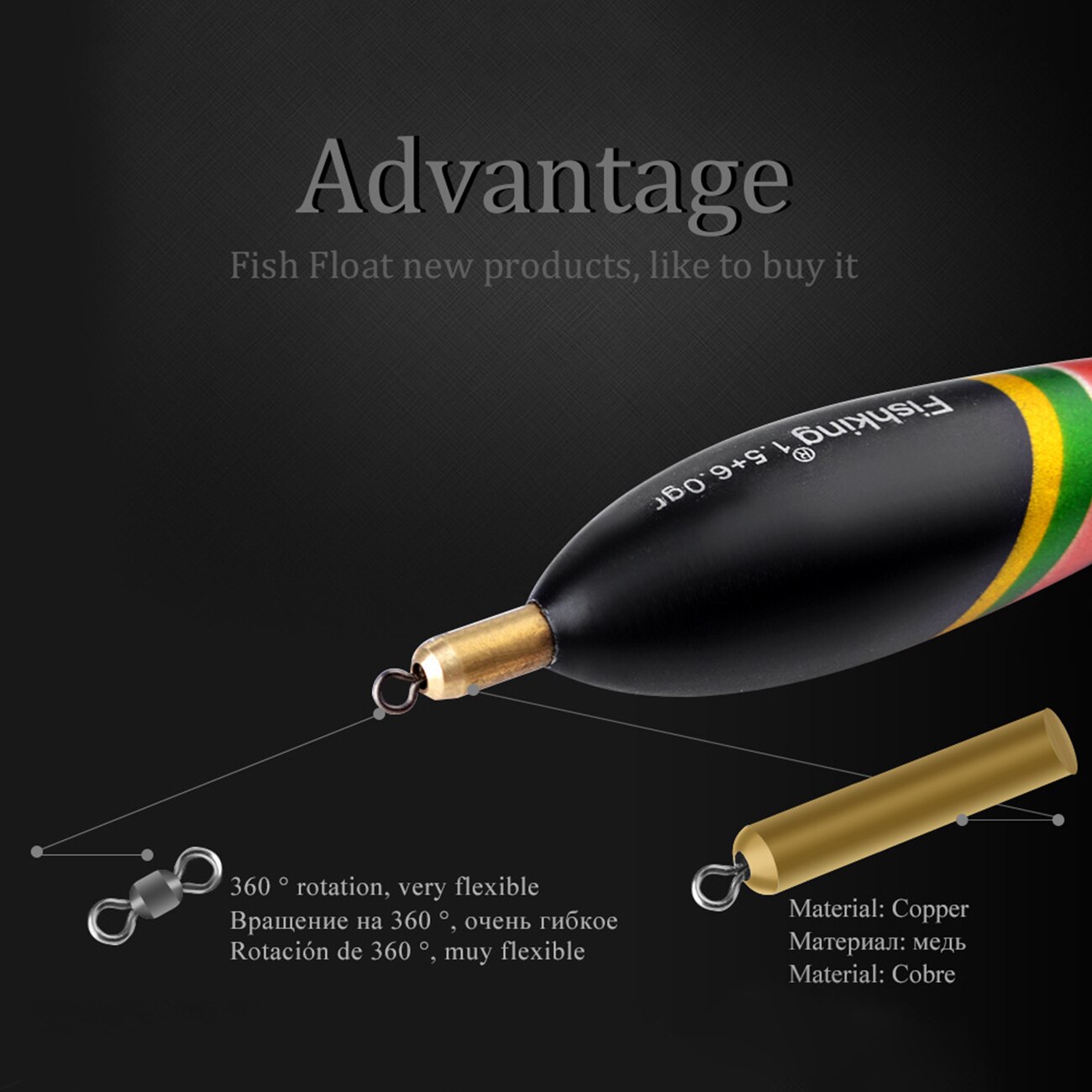 5Pcs Fishing Bobbers Balsa Float Cork Vertical Buoy Fishing Float for Carp Fishing Tackle Accessories