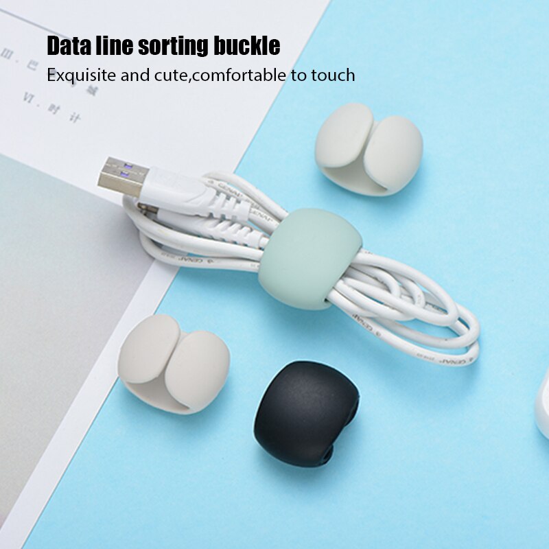 Cable Organizer Data Cable Storage Buckle Protection Rope Card Power Entanglement Headphone Cable collection