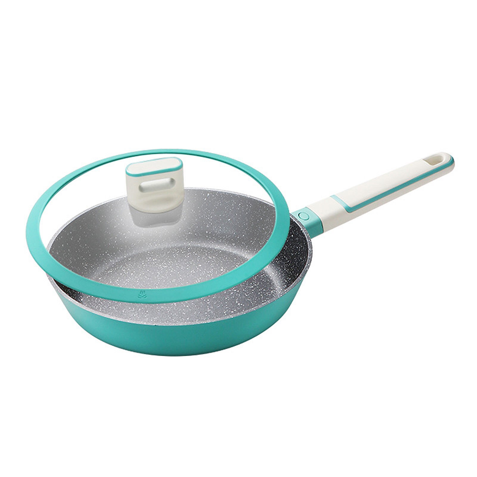 Koekenpan Met Deksel Anti-aanbak Veilig Bak Pan Roerbak Koekenpan Hollow Praktische Handvat Uitstekende Hittebestendigheid: Default Title