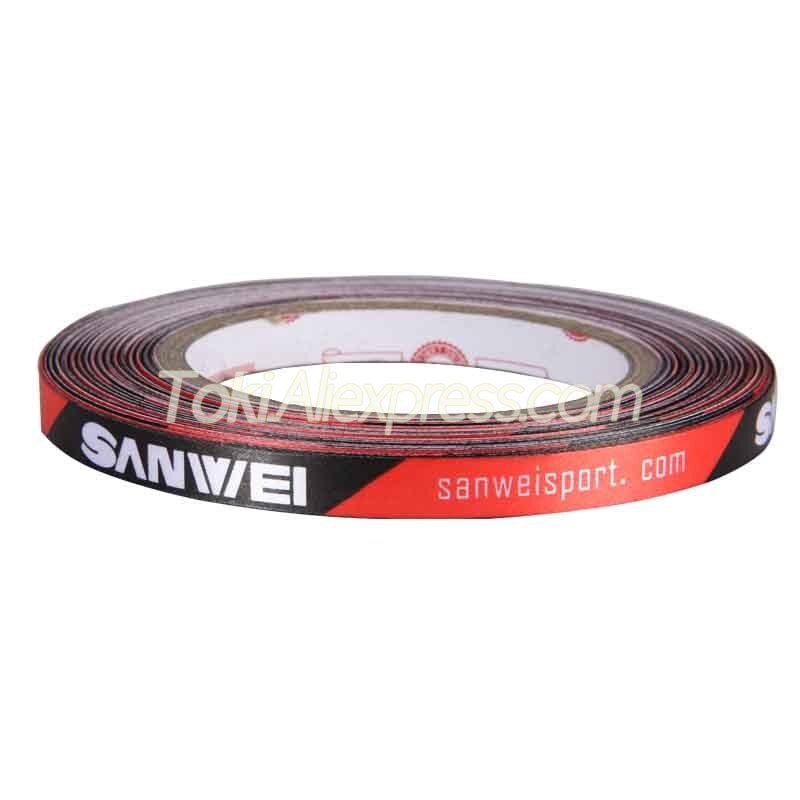 1Cm * 25M Sanwei Tafeltennis Racket Rand Tape Side Protector Originele Doel Nationale Ping Pong Bat Beschermende tape Accessoires