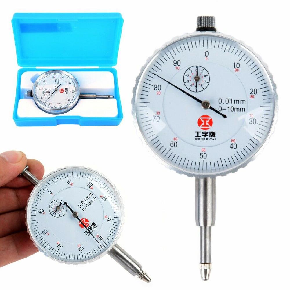 Precision Test 0.01mm Accuracy Metric Instrument 0-10mm Dial Indicator Gauge: Default Title