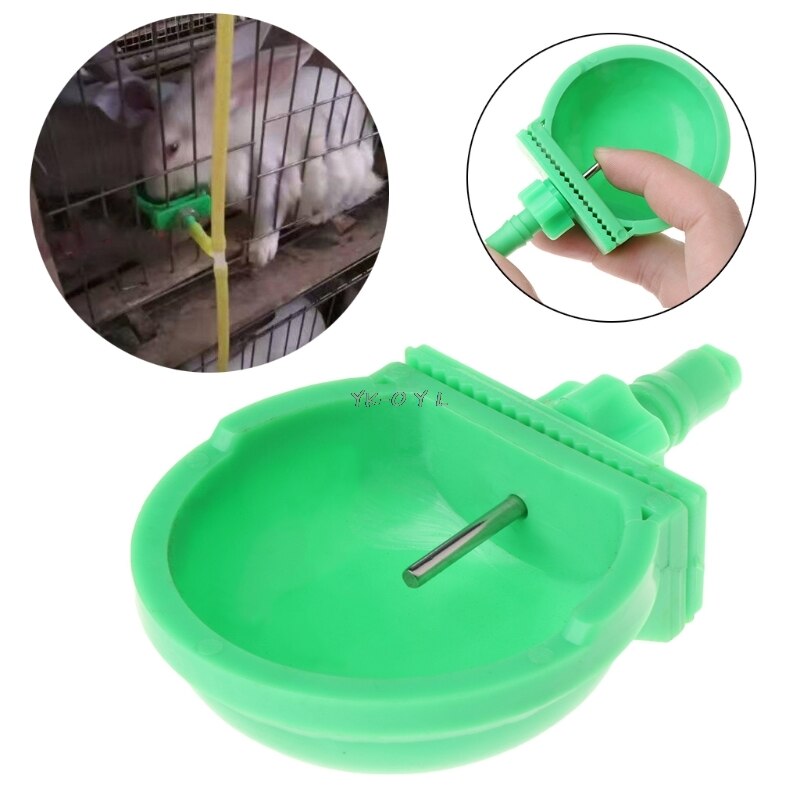 Small Pet Drinker Water Bowl Hamster Rabbit Drinking Farm Equipment Portable