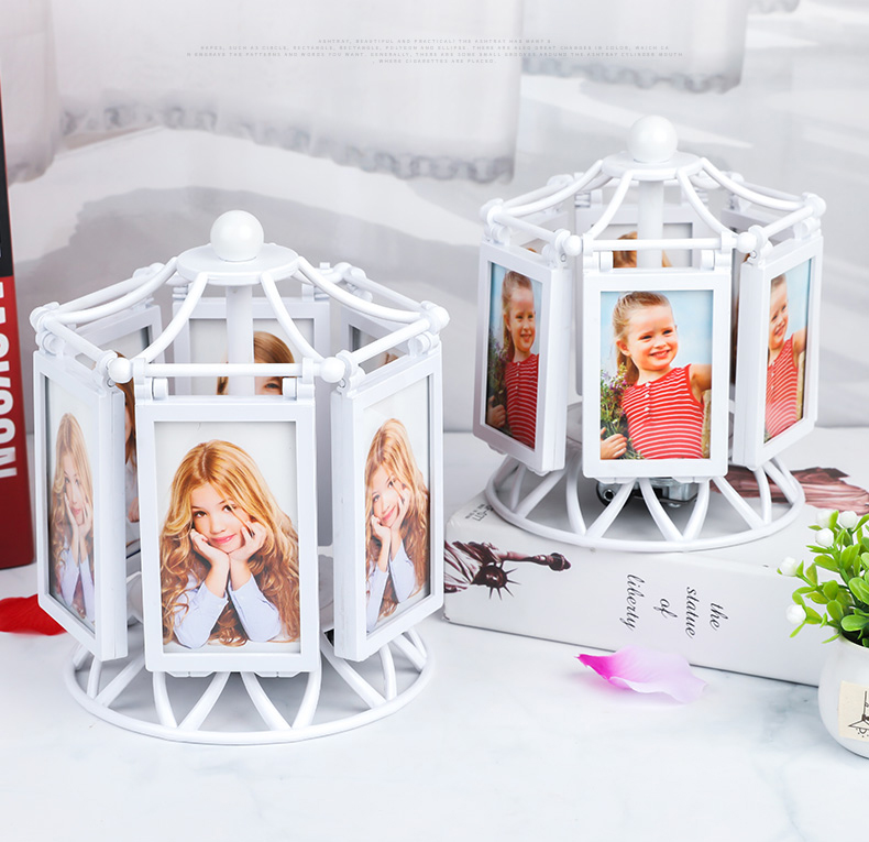 Aqumotic Reuzenrad Fotolijst Voor Foto 'S Meerdere Muziekdoos Houder Kid Kamer Home Decor Familie Boom Zwangere Vrouwen