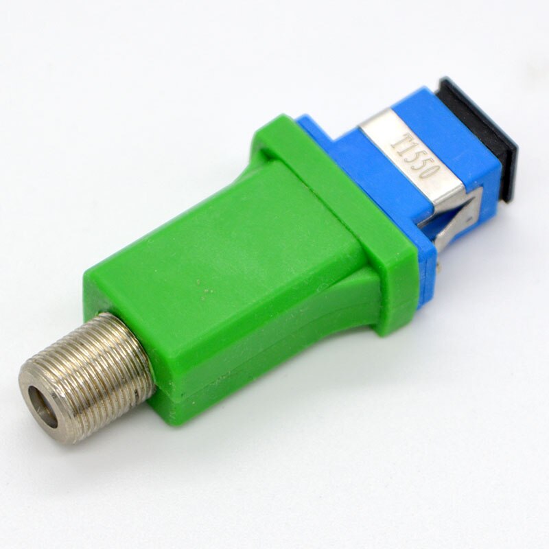 Receptor de fibra óptica CATV FTTH 1550nm SC/PC/APC, adaptador pasivo, Opto convertidor de señal, salida F macho/hembra, 10 Uds.,: SC PC Female 1550nm