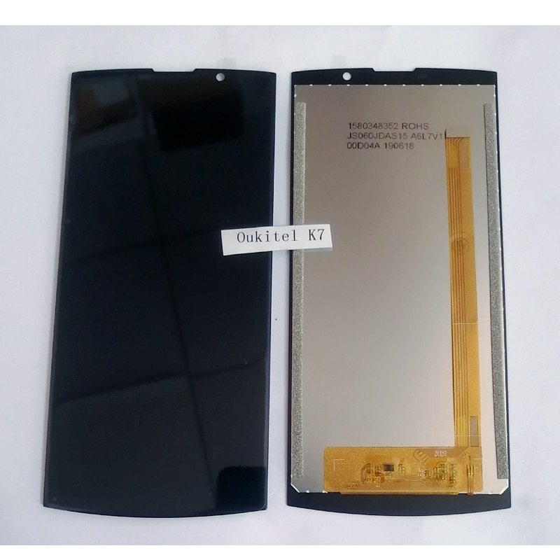 For Original Oukitel k7 LCD Display +Touch Screen Digitizer Assembly Replacement Parts 6.0 inch 18:9 in stock