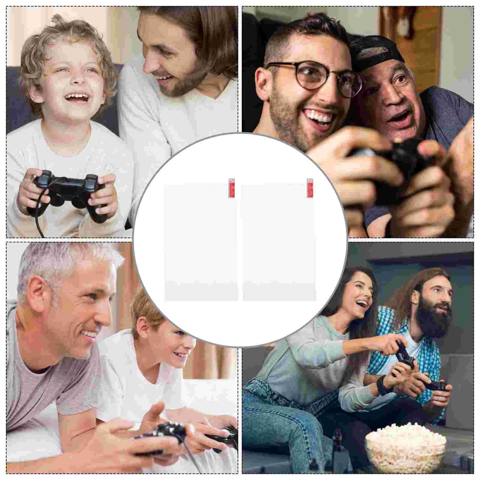 2Pcs Game Console Screen Protector Tempered Glass Film Compatible For Steam Deck