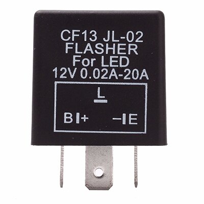 3 Pins Motorfiets Led Flash Relais Verstelbare Frequentie Vierkante Knipperende Led Flasher Relais Motorfiets Flash Relais Richtingaanwijzers 12V: CF13 1 PIECE