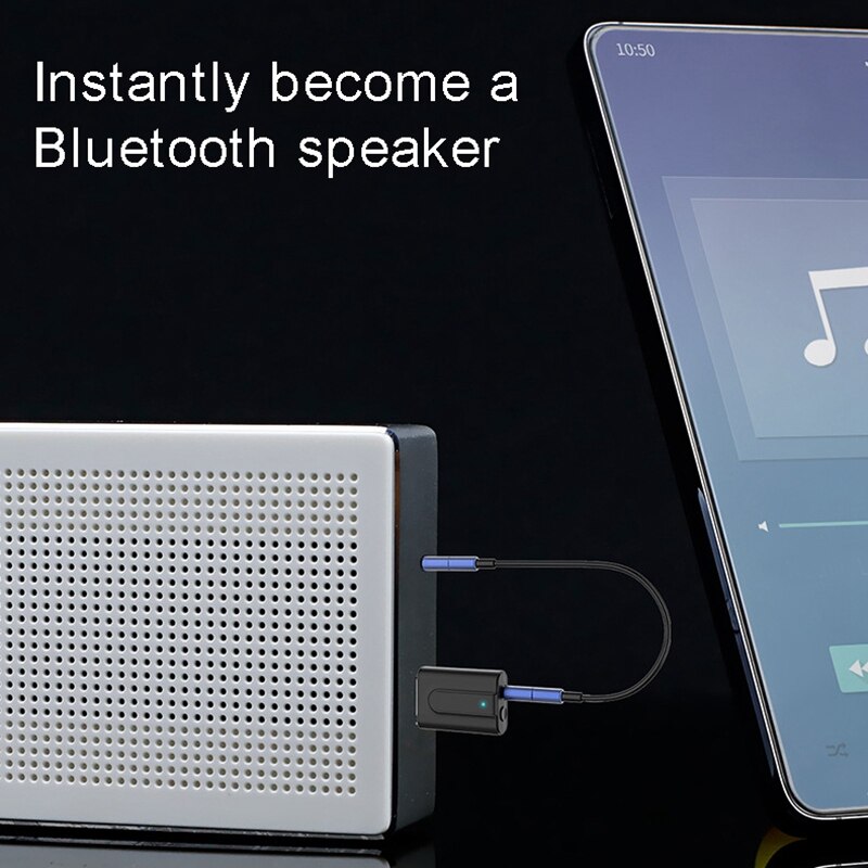 Bluetooth Transmitter and Receiver USB Wireless Bluetooth 5.0 Adapter 2 in 1 Mini 3.5mm Stereo for TV Headphone PC