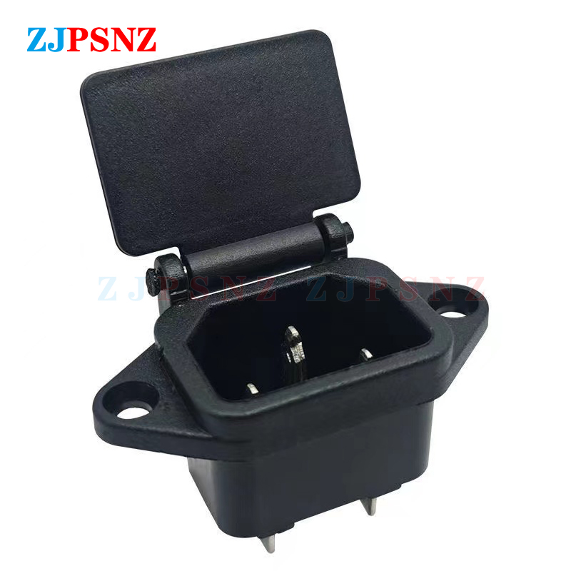 Spina connettore batteria e-bicicletta universale tre prese di ricarica verticali con cavo 12AWG per veicolo elettrico 36V 48V J31: senza cavo 2pezzi