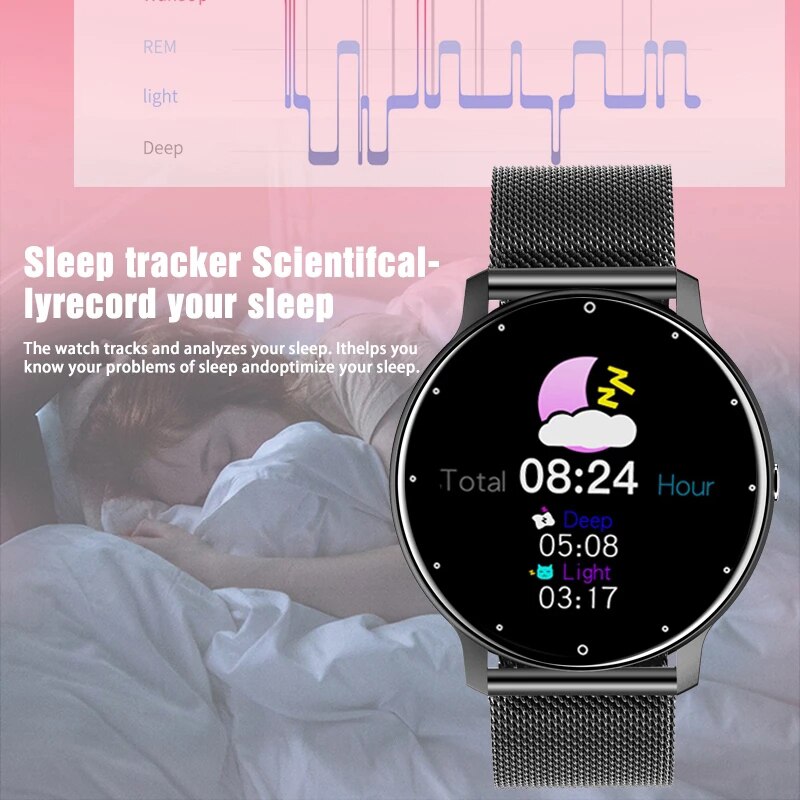 Xiaomi – montre connectée pour hommes et femmes, écran tactile, moniteur d&#39;activité physique, étanche, Bluetooth, appel, pour Android Ios