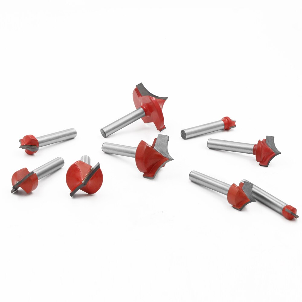 LA VIE 1pc 6mm Shank CNC Round Nose Bits Round Point Cut Bit Shaker Sharp Cutter Solid Carbide Tools for Woodworking MC06006