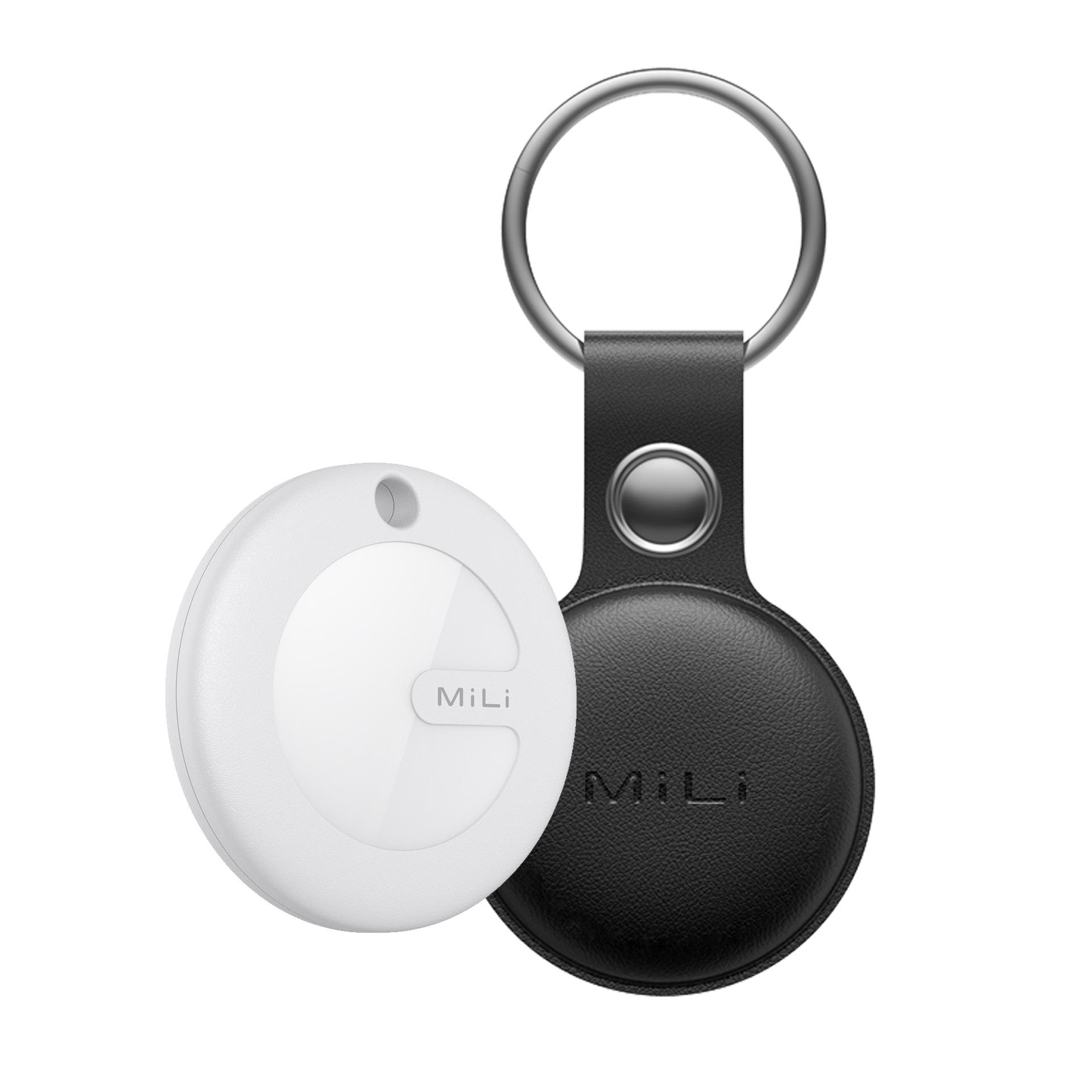MiLi Smart Tracker Mitag Anti-Lost Device Elderly Kids Finder Bluetooth Locator Mobile Key Pet For Android Google Find My Device: GRAY