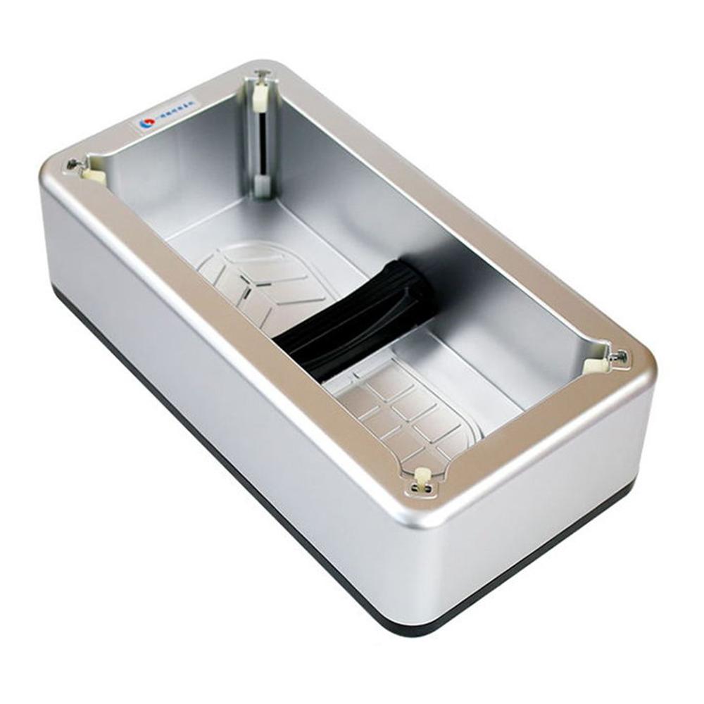 Automatic Shoe Cover Dispenser Automatic Shoe Covers Machine Home Office One-time Film Machine Foot Set Shoes: Sliver-FYP322602