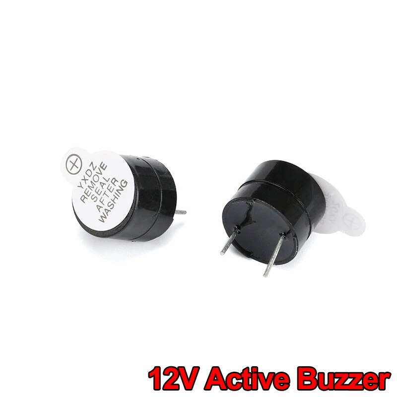 10Pcs 3V 5V 12V Active Buzzer 12095 Piezo Magnetic Long Continous Beep Tone Alarm Ringer 12085 Passive 16R Fit For Computers