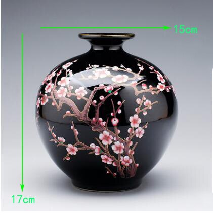 Jingdezhen kinesisk keramik vase ornamenter dekoration hjem stue bord møblering håndværk hotel kontor desktop figurer kunst: Stil 4