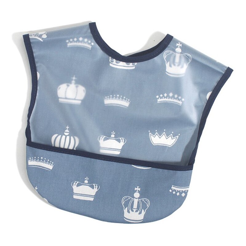 EVA Waterproof Baby Bibs Sleeveless Baby Boys Girls Bib Kids Fox Dinosaur Cactus Baby Feeding Bibs with Pocket Child Apron Smock: 15