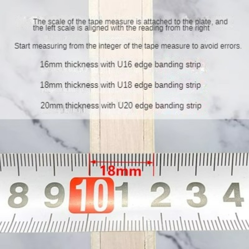 5M U-vormige Kantenverlijming Tape Meubels Zelfklevende Tafel Stoel Houten Bord Kast Randbeschermer Houten Kast Decoratie Tape