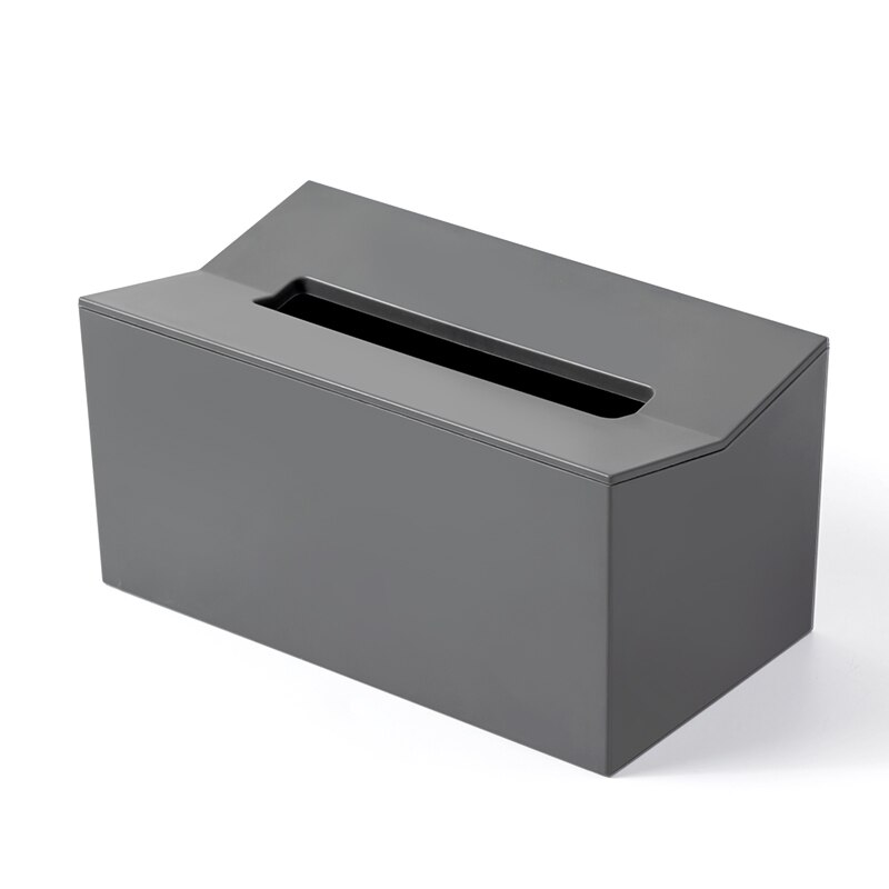 Caja de pañuelos de cocina BNBS cubierta servilletero para toallas de papel cajas para servilletas dispensador de pañuelos de papel montado en la pared contenedor para papel: Drak Gray