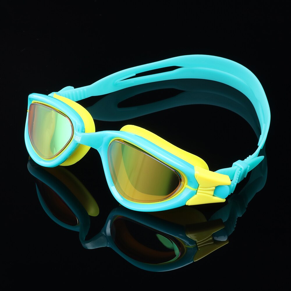 Competition Swimming Goggles Anti-fog Swim Glasses for Men Women Waterproof UV Protection Adult Pool Glasses: Army Green