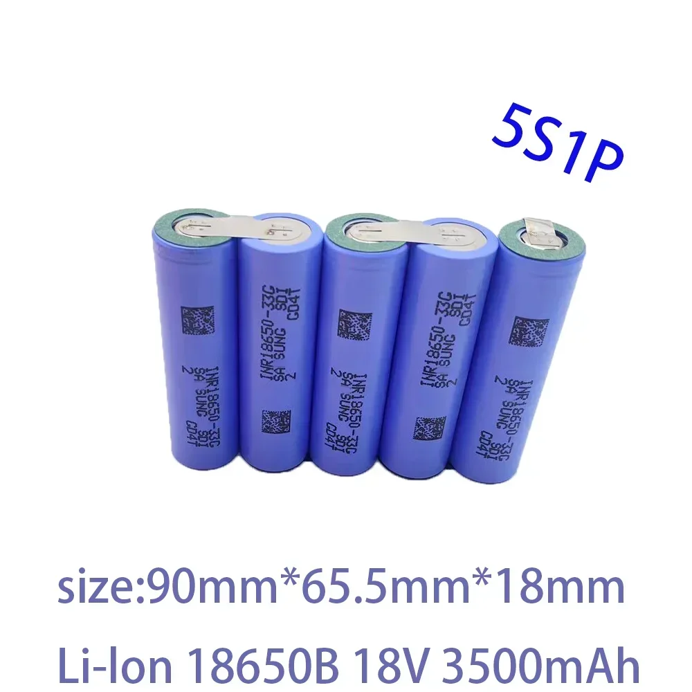 2 s1p 2 s2p 3 s1p 3 s2p 4 s2p 5 s2p 7.2 10.8V 16.8V 18V 33G akumulator litowo-jonowy 18650 3500mAh 18V bateria śrubokręt 18V: other