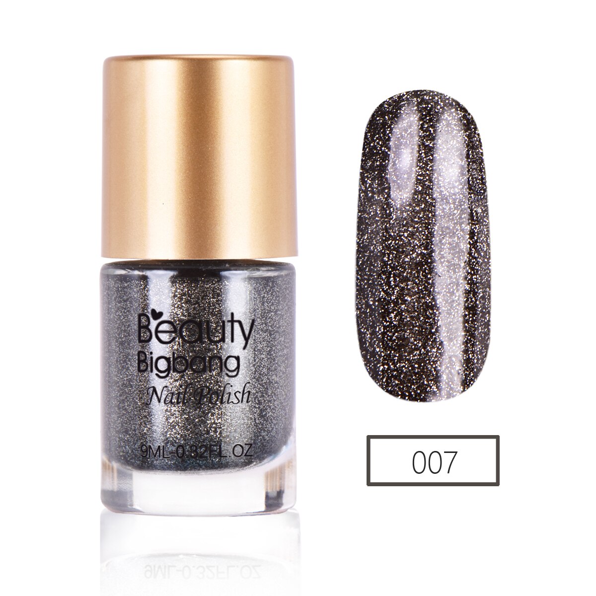 Beautybigbang 9 Ml Nagellak Diamanten Shiny Glitter Mooie Vrouwelijke Nail Lak Vernis Polish Manicure Nail Art Decoratie: 07