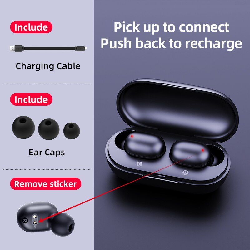 Haylou GT1 TWS 5.0 Bluetooth Earphone Headset gamer low latency HIFI wireless headphones with micro for Xiaomi Samsung Huawei
